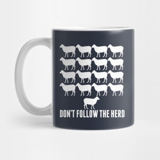 Don't Follow the Herd Mug